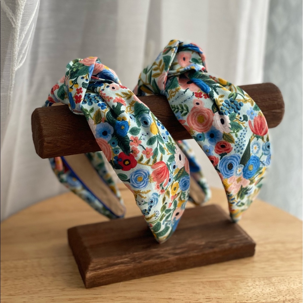 Top Knot Headband- Rifle Paper Co. Fabric
